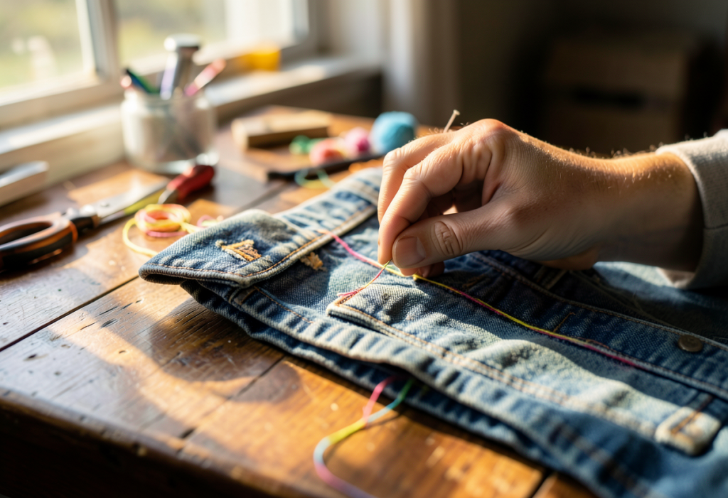 Upcycling Denim Jacket: Custom Designs & Repair Tips