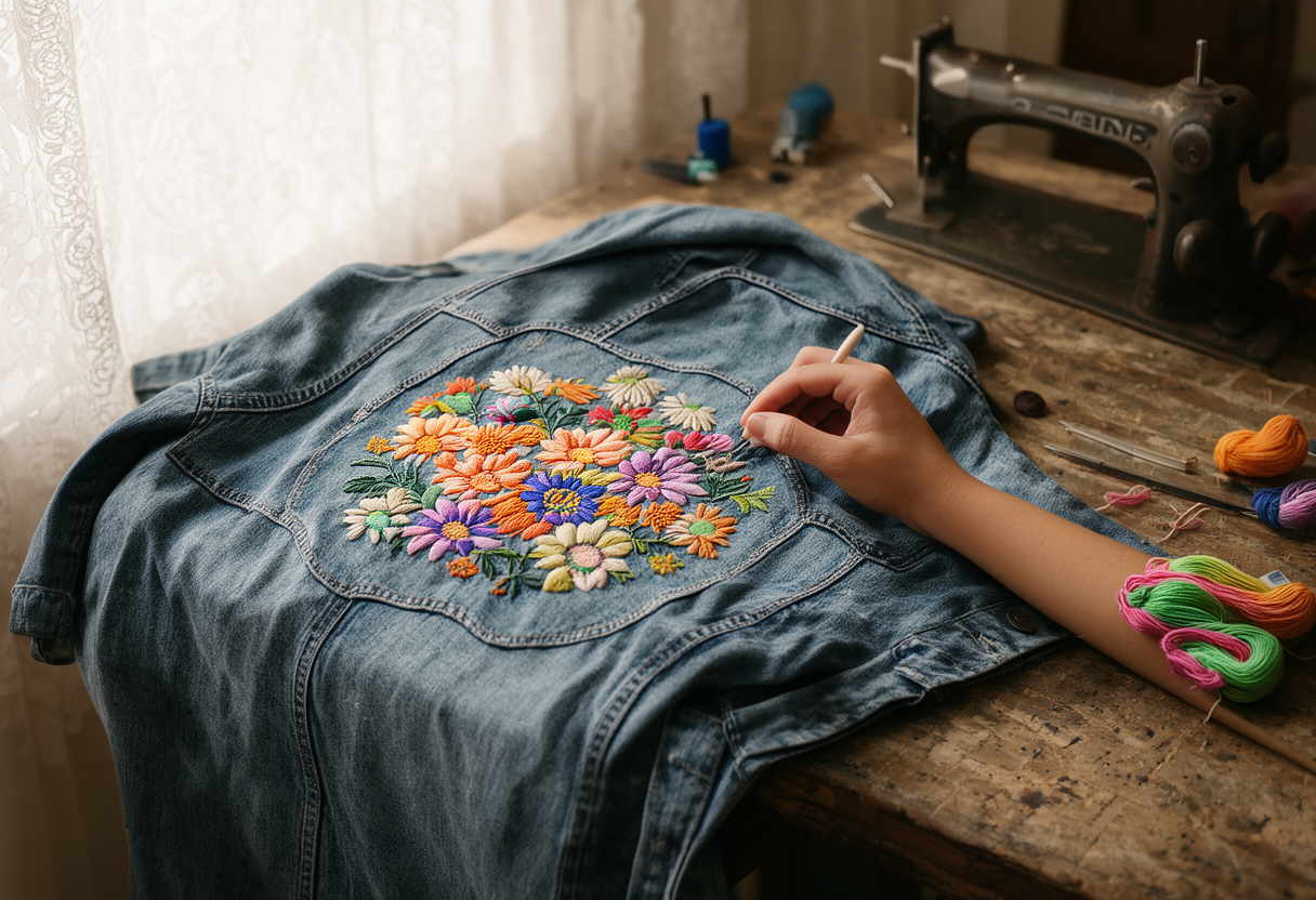 Upcycling Denim Jacket: Custom Designs & Repair Tips