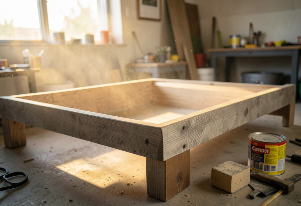 Upcycling Wooden Bed Frame: Creative DIY Restyling Ideas